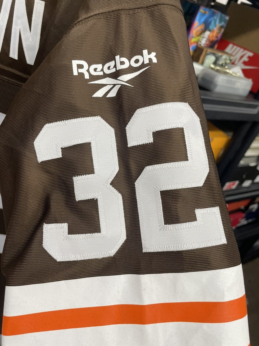 Jim Brown Cleveland Browns Reebok Throwback Football Jersey