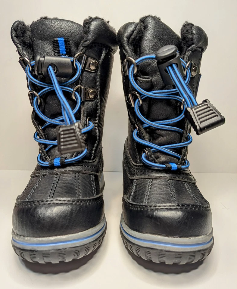 Totes Tundra Toddler Boys Faux Fur Lined Snow Boots Size 6M - Image 2 of 4