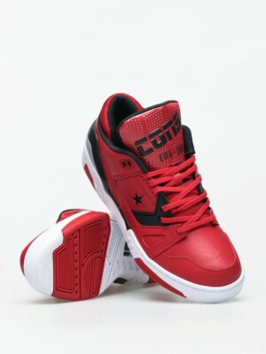 Converse ERX 260 Leder Sneaker Schuhe Emaille Rot Herren 7, Damen 8,5 165043C