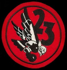 USAAF 23rd Pursuit Squadron USAF Felt Patch N-6