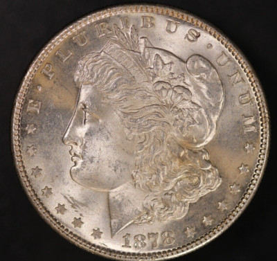 Morgan Silver Dollar 1878年　銀92% 1878 S MORGAN SILVER DOLLAR-FRESH FROM AN OLD COLLECTION- LOT AA