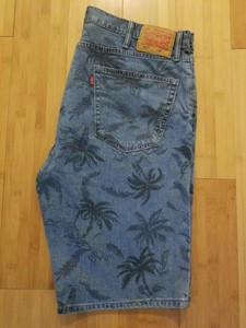 Palm Denim Stretch Shorts Mens Size 
