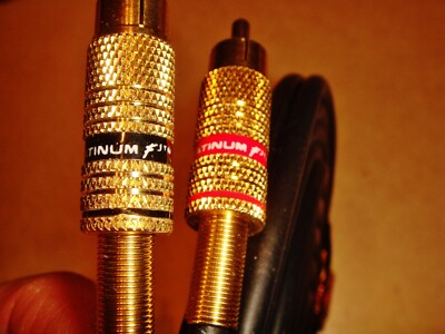 PLATINUM F connectors Silver Precision  Audio Cable high performance