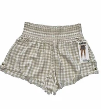 NWT Rewash Women’s Gingham Shorts Size XL