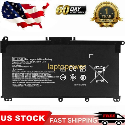 HT03XL Genuine Replacement Battery For HP Pavilion 14, 15, 17 – 11.55V 3620mAh