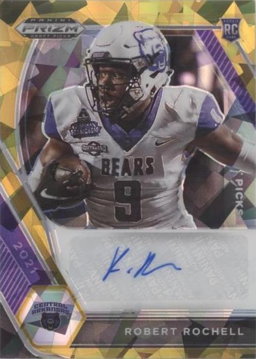 Robert Rochell Sign 2021 Panini Prizm Draft Picks - Draft Picks Autographs Robert Rochell # ...