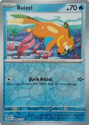Buizel 048/197 Reverse Holo Common Obsidian Flames