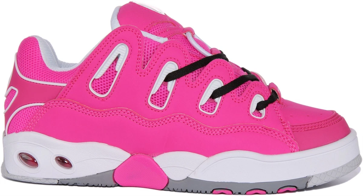 Osiris D3 Og Mens Lace Up Chucky Skateboard Sneaker In Pink Size US 7 13