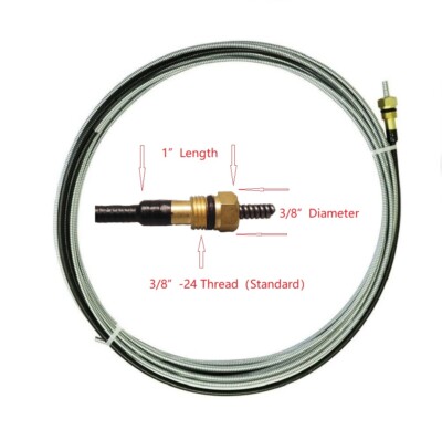 Liner De Soudure MIG 15 Pieds Pour Miller/Hobart - Diamètre 0.062-0.075 Pouces, Idéal Soudure Fil