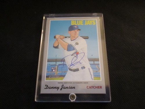 2019 Topps Heritage Danny Jansen Real One Rookie Autograph Auto Red Sox HOT!!⚾🔥 - Picture 3 of 13