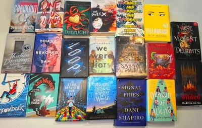 20 YA Critically-Acclaimed Hardback Novels, NYTimes Bestsellers-Young Adult