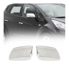 Spiegelkappen Spiegelabdeckung f&uuml;r Kia Venga 2010-2019 Edelstahl Chrom 2tlg