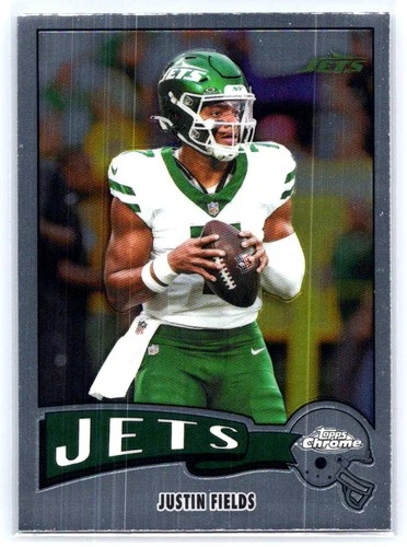 2025 Topps Chrome Justin Fields Base (RAW)
