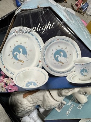Moonlight Goose Place Setting Still In The Box New In Box Never Used