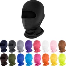 Pukavt 1-5 Pack Balaclava Face Mask, Ski Mask for Men Women, UV Black
