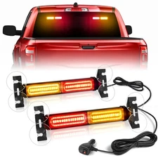 HLauto 1002L Emergency Strobe Traffic Advisor Light Bar 40LED Dash Safety