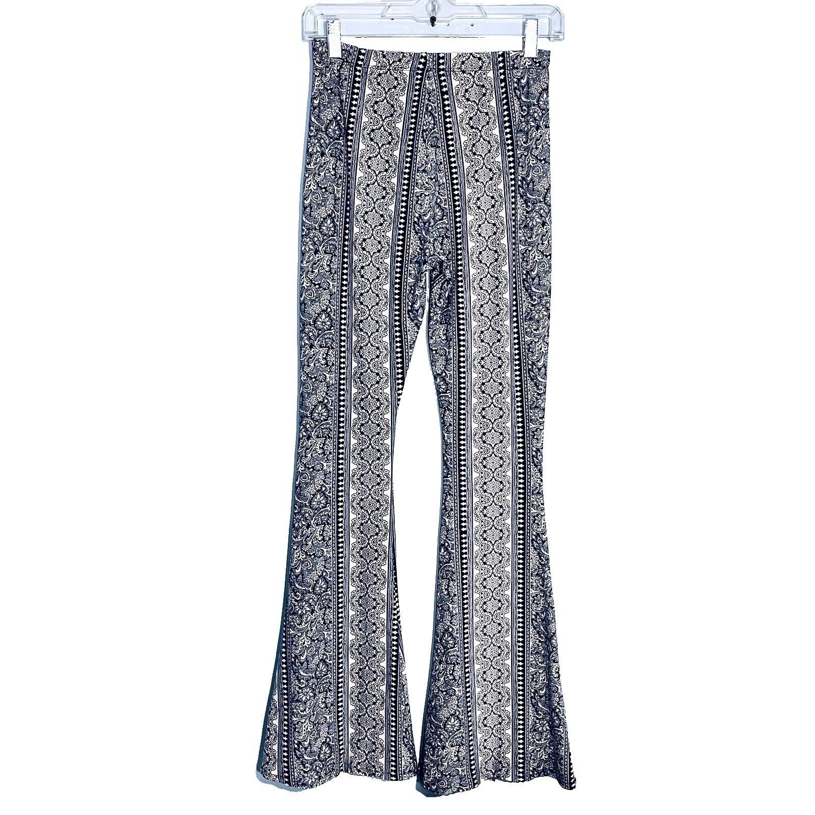 Tres Bien High Waist Bell Bottom Pants Small Boho 70s Retro Western Flare Jeans