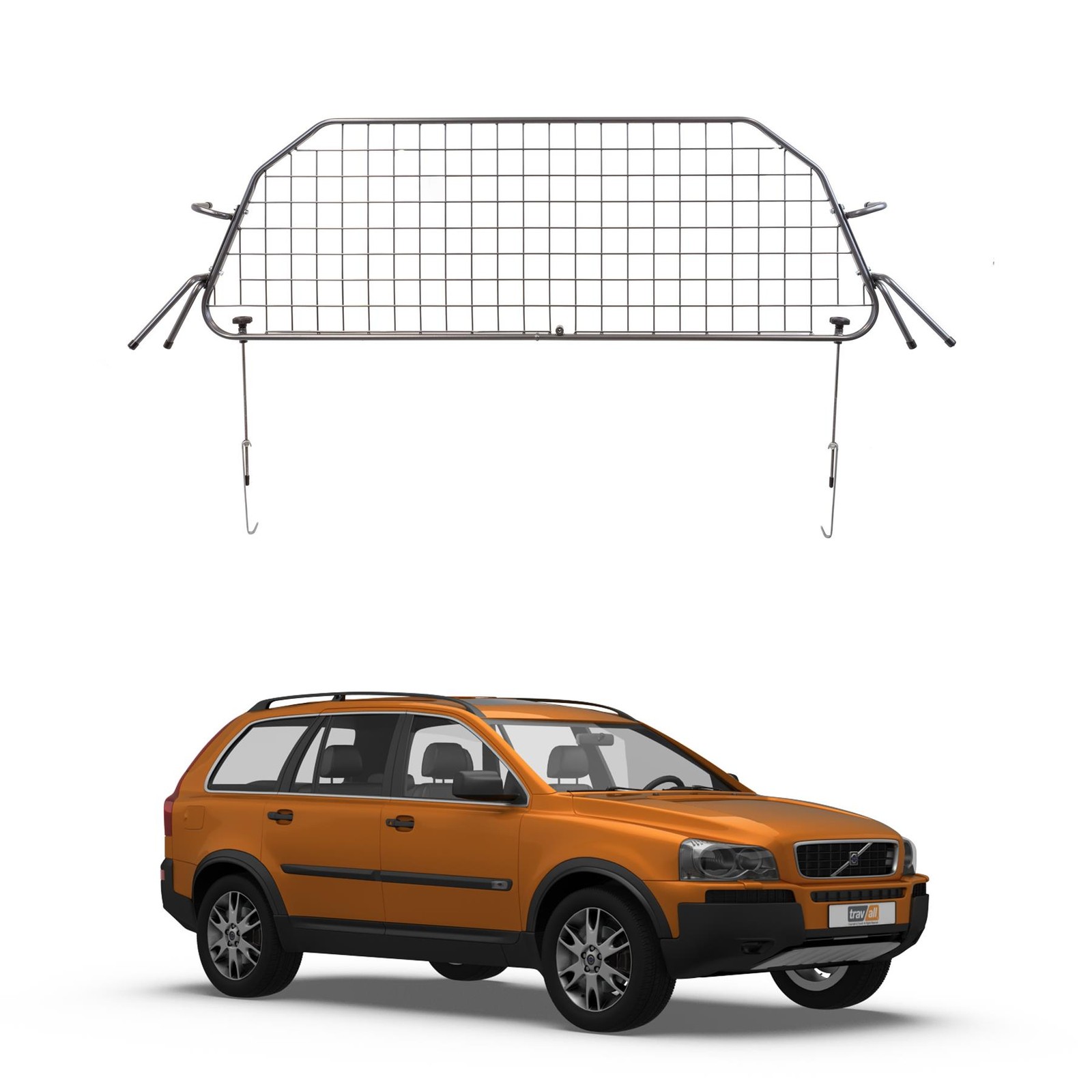 Travall Dog Guard for Volvo XC90 2002-14 Heavy Duty Tailored Fit Luggage Barrier