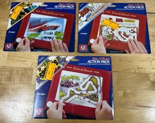 Etch A Sketch Action Pack Fun Screens Lot Dukes of Hazzard Bugs Bunny Sport 1984
