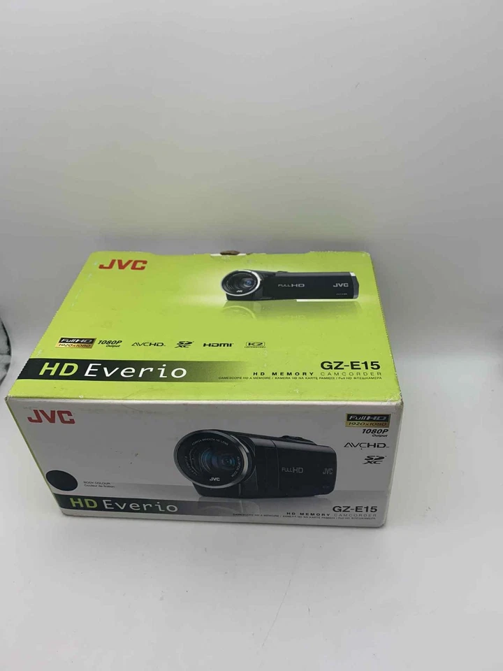 JVC Everio GZ-E15BEK Black 2.7" Display 1.5MP Full HD 40x Optical Zoom Camcorder - Image 4 of 4