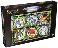 Ensky My Neighbor Totoro 1000 PC Art Crystal Jigsaw Totoro Seasons 19.7 x 29.5"