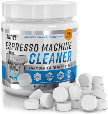 ACTIVE Espresso Machine Cleaning Tablets Descaling - 120 Tabs | Compatible with