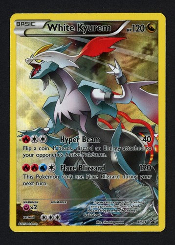 White Kyurem XY81 Holofoil XY Promo Pokemon TCG