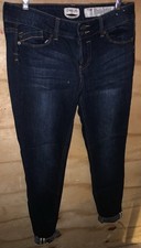 Indigo Rein Jeans Forever Sz 11 Skinny Stretch Denim Dark Wash