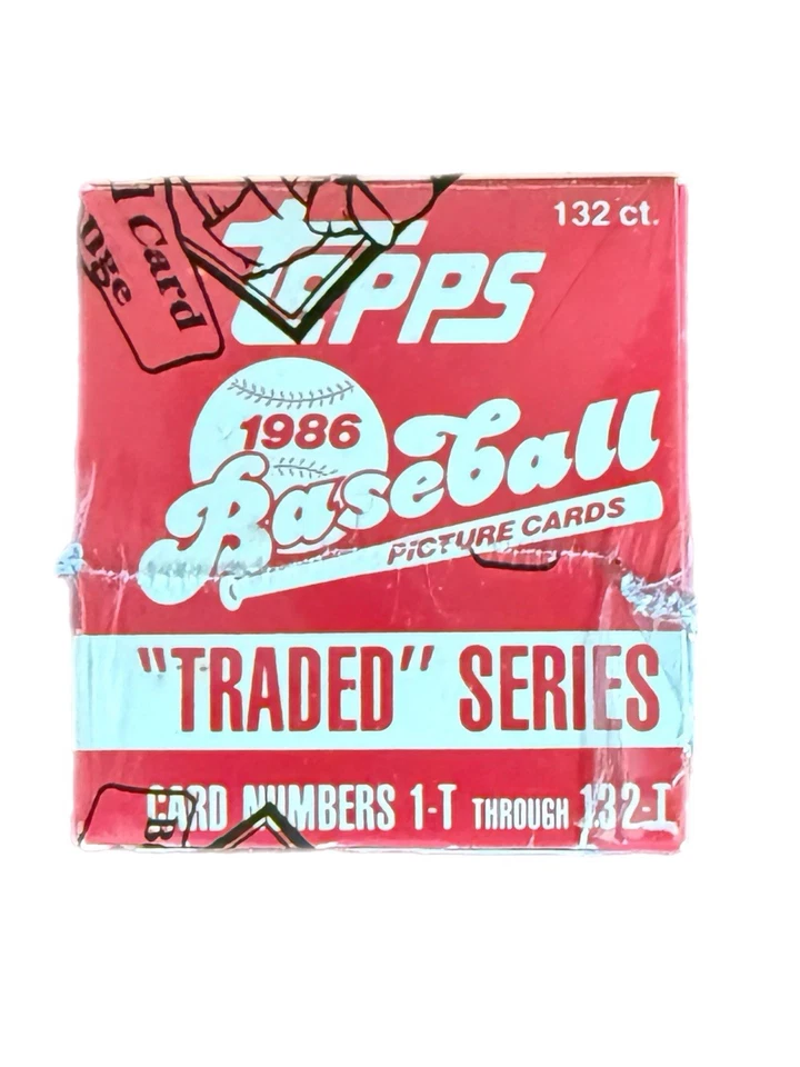 1986 TOPPS complete factory 132 card SEALED ( BBCE ) TRADED SET bo jackson BONDS - Image 2 of 4
