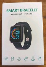 RoHS Brand Smart Watch Black Smart Bracelet Exercise, Heart, Phone, Social Media