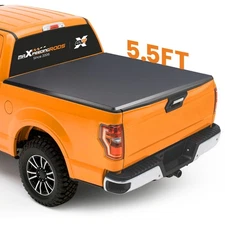 Tonneau Cover 5.5ft fit for Nissan Titan 2017-2024 Short Bed Roll Up W/LED Lamp