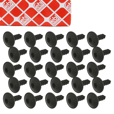 25x FEBI Schraube Blechschraube Motorschutz Unterfahrschutz für VAG N90974701