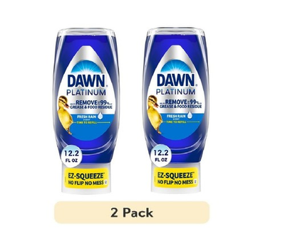 #ad 2 Pack Dawn EZ Squeeze Platinum Dishwashing Liquid Dish Soap 12.2 fl oz $8.44