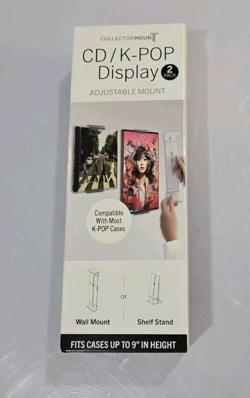 Collector Mount CD / K-POP Display 2 Pack Acrylic Adjustable MountCollectorMount - Image 2 of 3