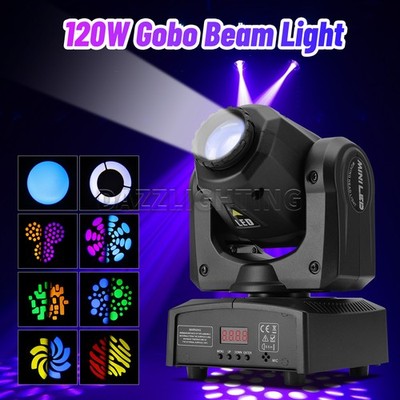 PAIDUN 120W LED Moving Head Light Gobo Beam Sound Disco Bar Party Stage Lighting