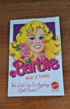 Mattel Barbie World of Fashion 1984 Booklet excellent