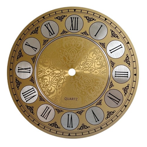 High quality Aluminium Vintage Clock Dial Face for DIY Wall Clock Projects - Picture 5 of 12