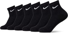 Nike Unisex Adult Everyday Cushioned Training Ankle Socks 6-Pack  Mens and Wo