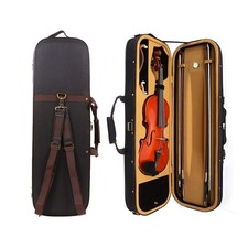 4/4 Full Size Violin Case Lightweight Oxford Fabric with Shoulder Straps