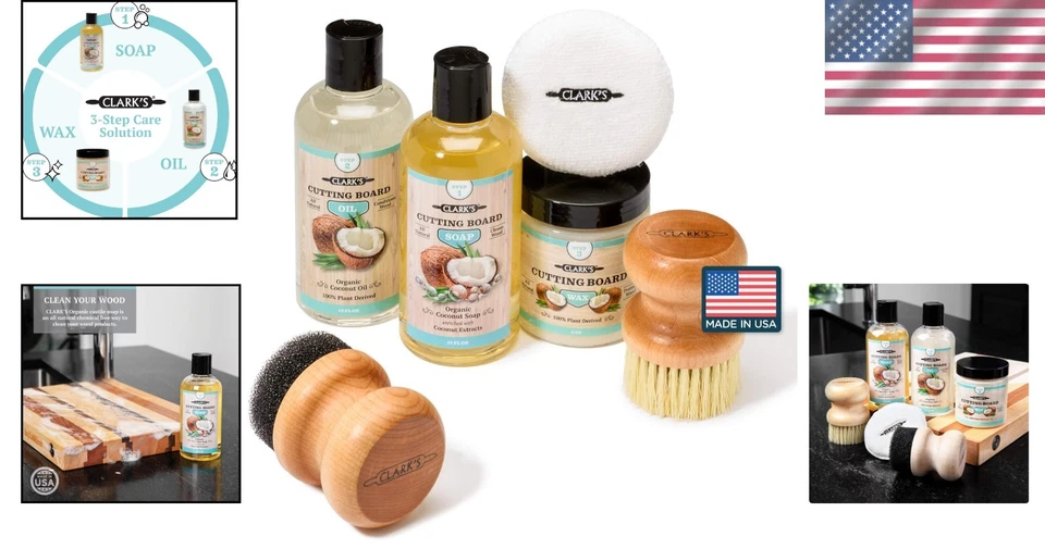 Cutting Board Care Kit with Coconut Oil - Image 2 of 4