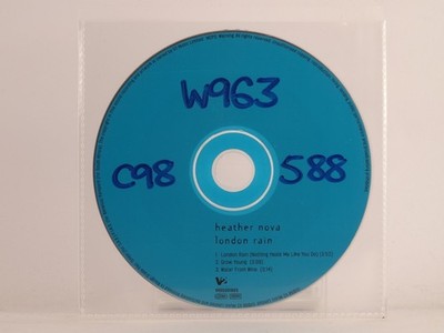 HEATHER NOVA LONDON RAIN (X8) 3 Track CD Single including Plastic Sleeve V2