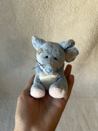 My Blue Nose Friends Cheddar n. Peluche morbido in pensione 65 Field Mouse con etichette