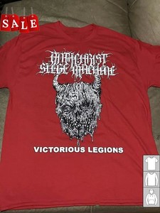 T-shirt Unisexe Antichrist Concert Déchaîné - Blanc, Coton, Tailles S à 5XL