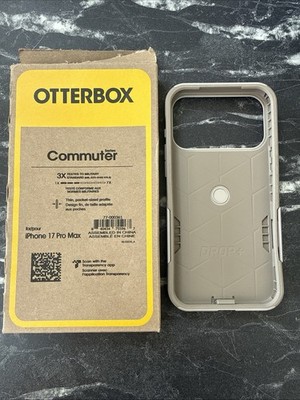 OtterBox Commuter Series MagSafe Case für iPhone 17 Pro Max, Stoßfest - Grau