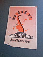 1946 sept. LEIPZIG programm CIRCUS AEROS zirkus cirque circo programme SBZ / DDR