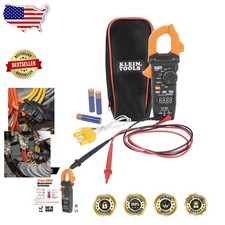 AC/DC Digital Clamp Meter 400A Auto-Ranging NCVT TRMS Hi-Viz LCD