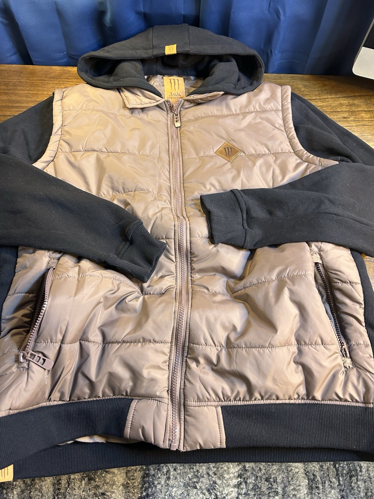 Official Monster Energy Java Jacket Brown/Black S… - image 13