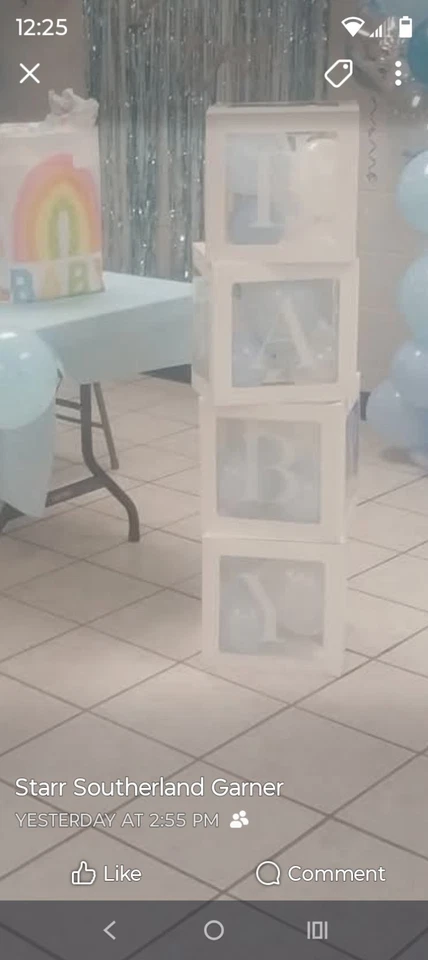 Baby Shower Decor , Blue , Sum Table Topper Say It's A Boy , 8 Games , Etc - Image 4 of 4