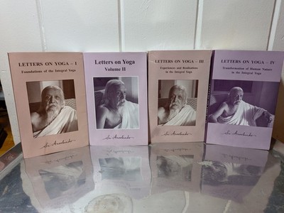 Sri Aurobindo ''Letters on Yoga'' Complete 4-Volume Set   Sri Aurobindo Ashram...
