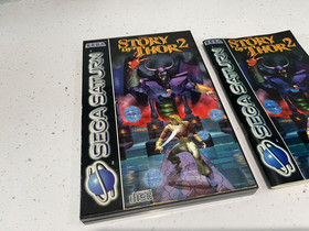 The Story Of Thor 2 Empty Box & Instruction Manual Only For The Sega Saturn UK